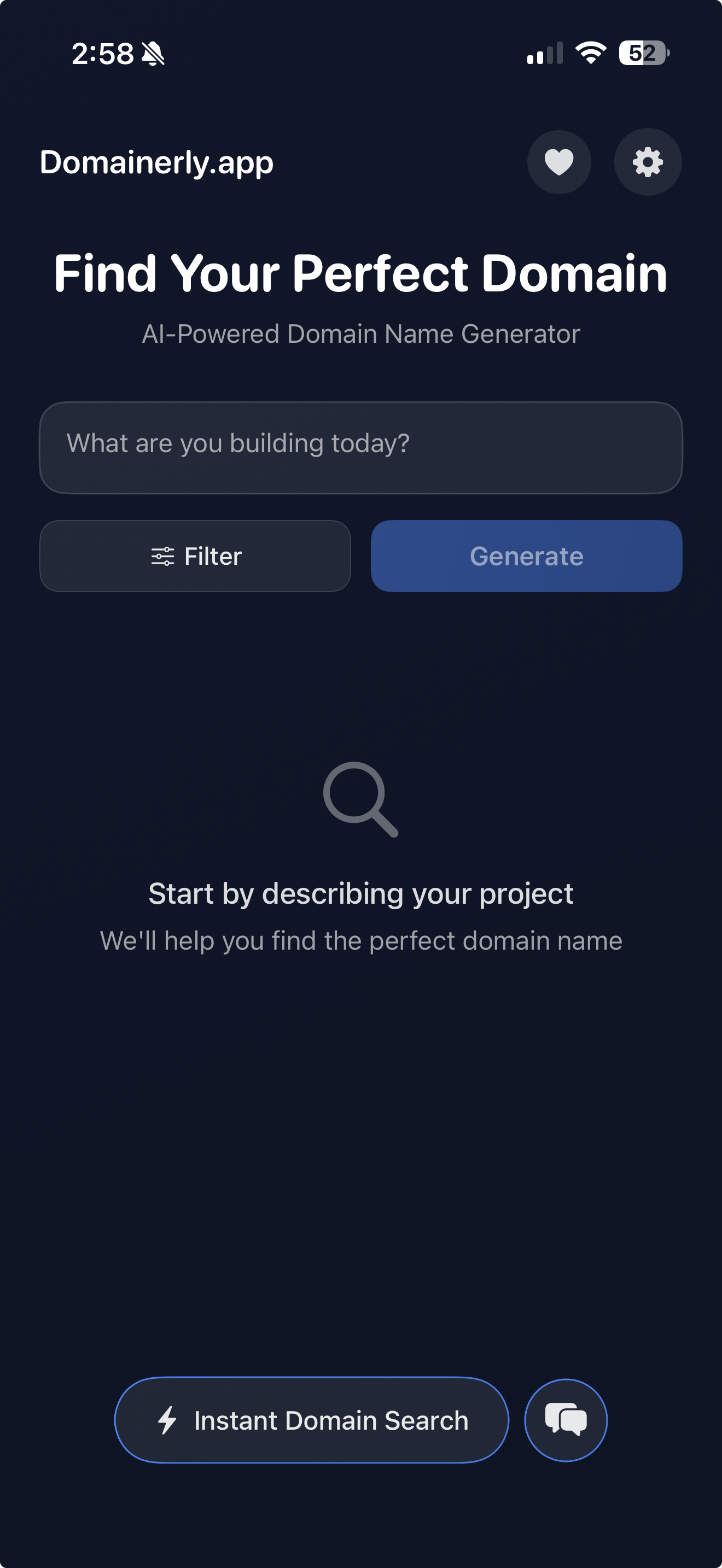 Domainerly App - Latest Features Screenshot