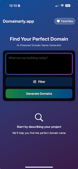 Domainerly App Screenshot